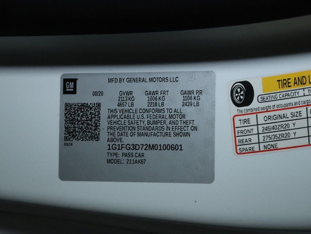 2021 Chevrolet Camaro SS Convertible 6-Speed