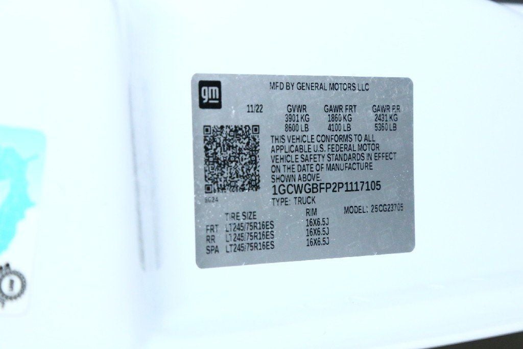 2023 Chevrolet Express 2500 Work Van Cargo