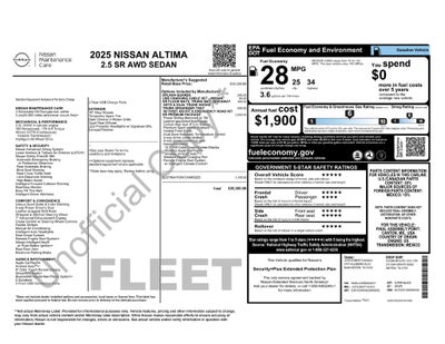2025 Nissan Altima 2.5 SR Premium AWD
