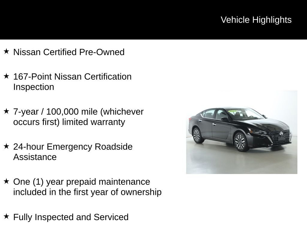 2023 Nissan Altima 2.5 SV AWD