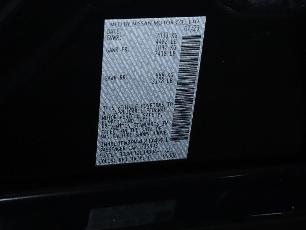 2023 Nissan Altima 2.5 SL AWD