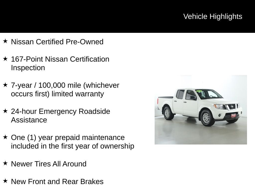 2021 Nissan Frontier SV Crew Cab