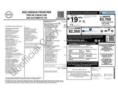 2023 Nissan Frontier PRO-4X Premium 4WD