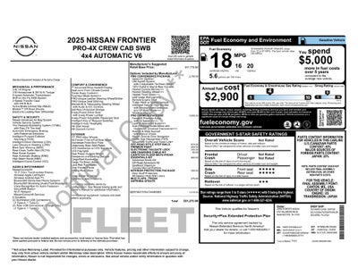 2025 Nissan Frontier PRO-4X Premium