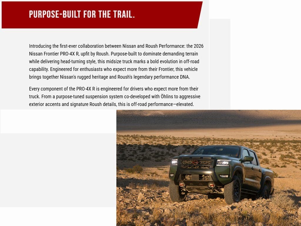 2026 Nissan Frontier PRO-4X R