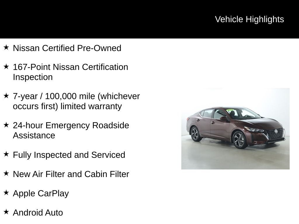 2024 Nissan Sentra SV All-Weather Pkg.