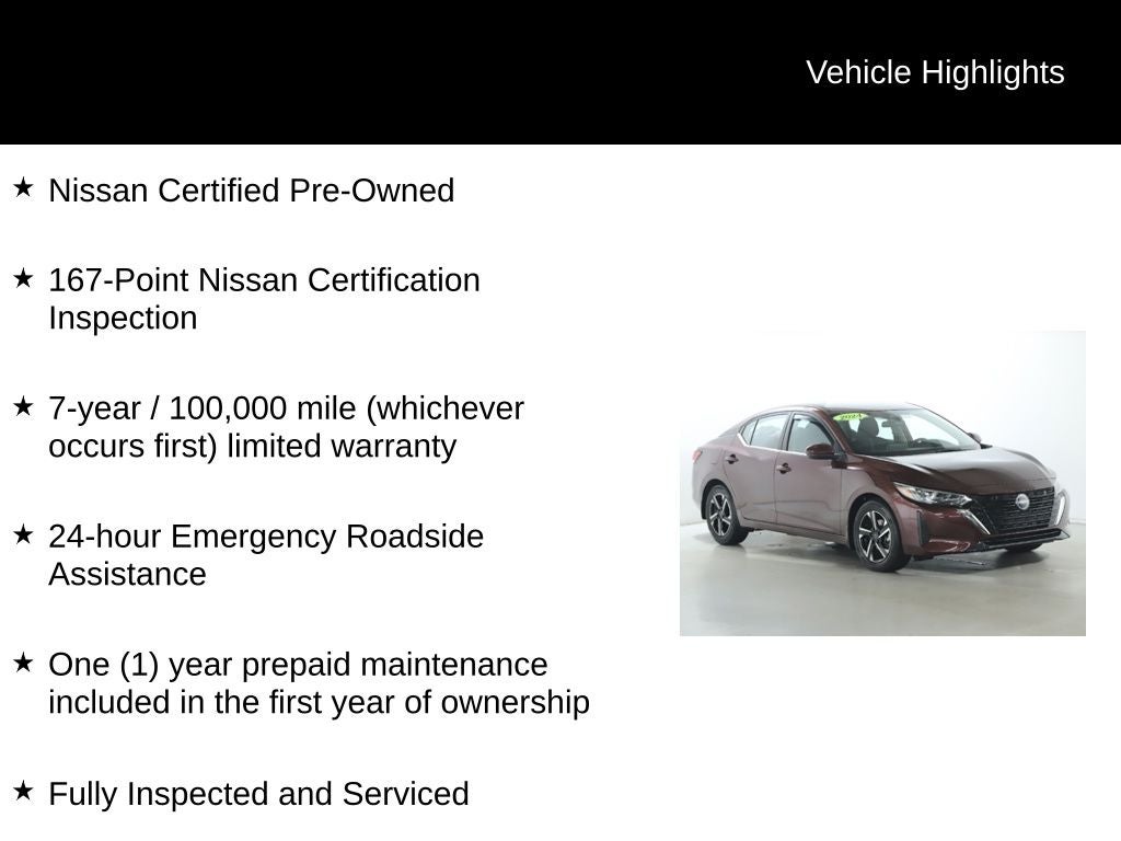 2024 Nissan Sentra SV All-Weather Package