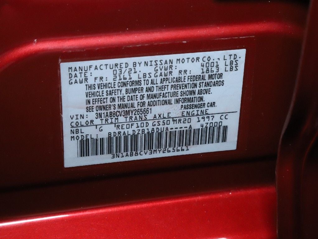 2021 Nissan Sentra SV