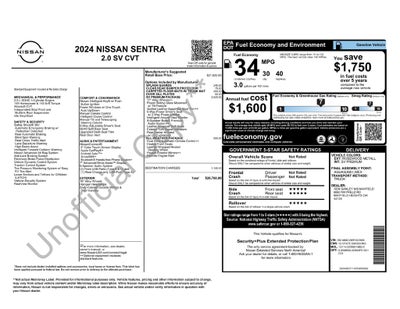 2024 Nissan Sentra SV Premium