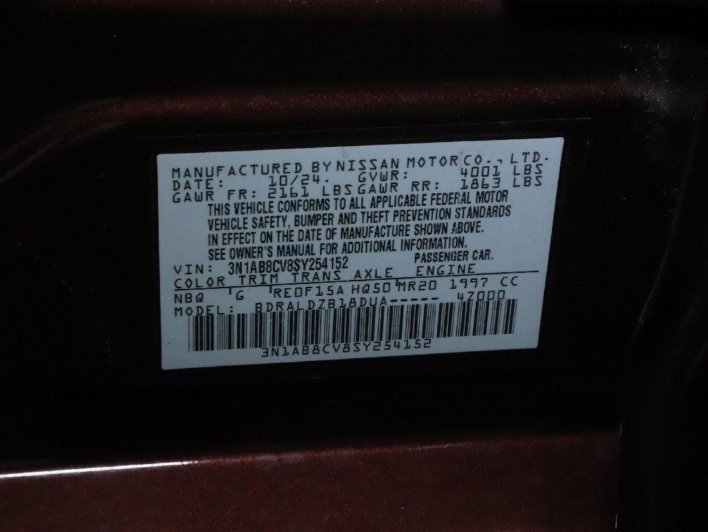 2025 Nissan Sentra SV