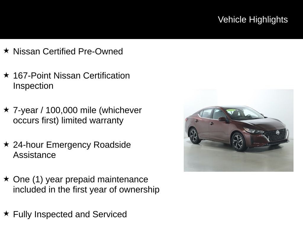2025 Nissan Sentra SV