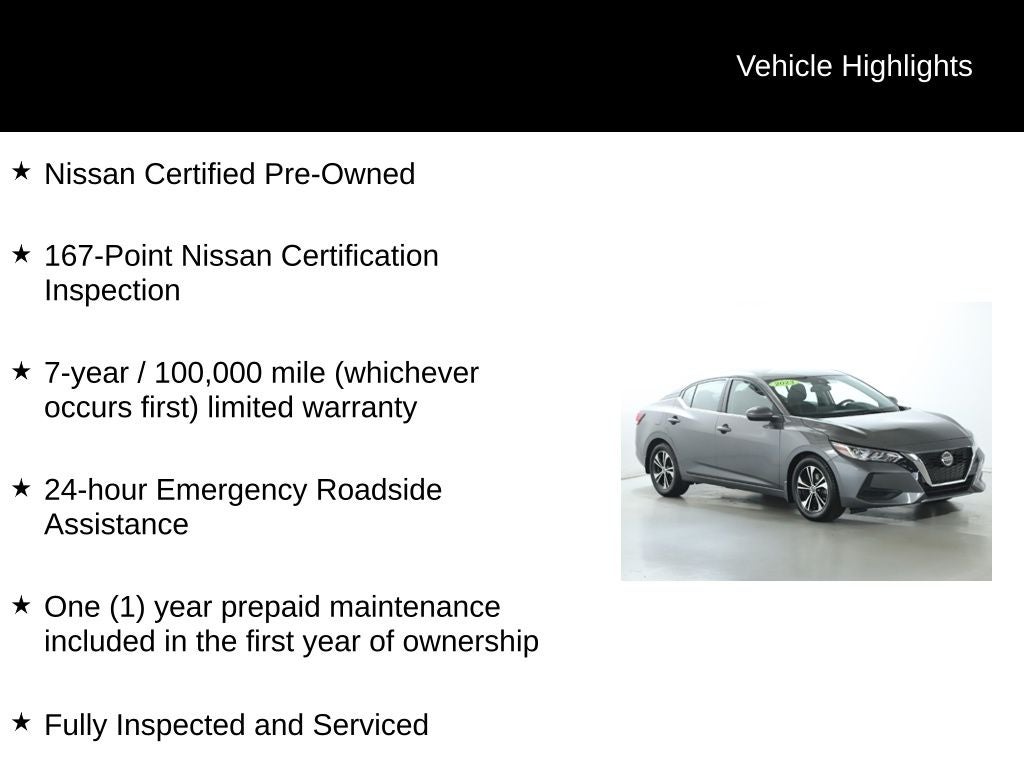 2023 Nissan Sentra SV All-Weather Package