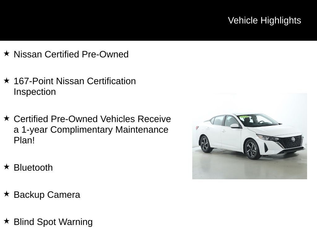 2024 Nissan Sentra SV