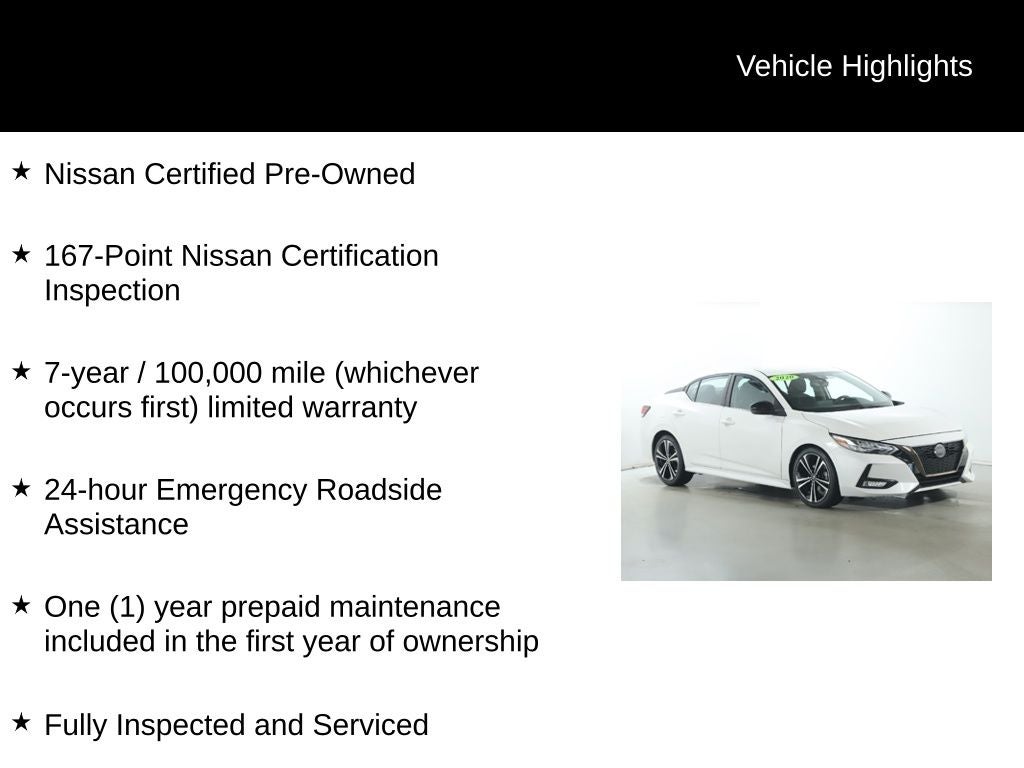 2020 Nissan Sentra SR