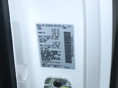 2020 Nissan NV200 SV