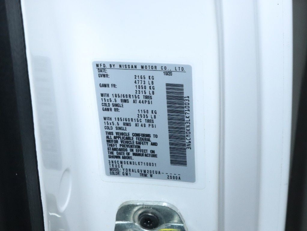 2020 Nissan NV200 SV