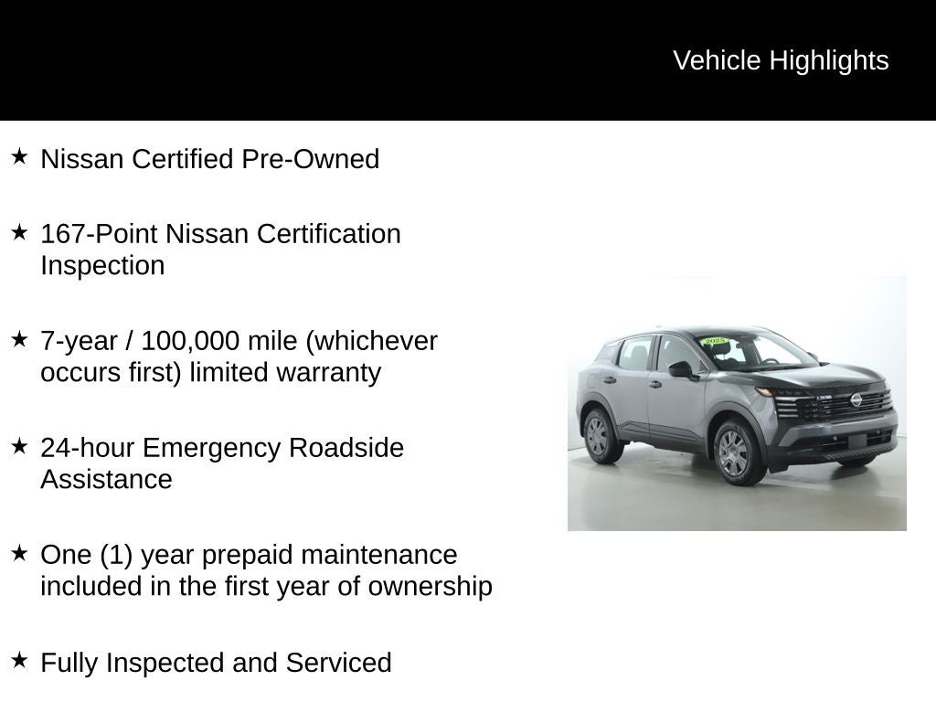 2025 Nissan Kicks S AWD