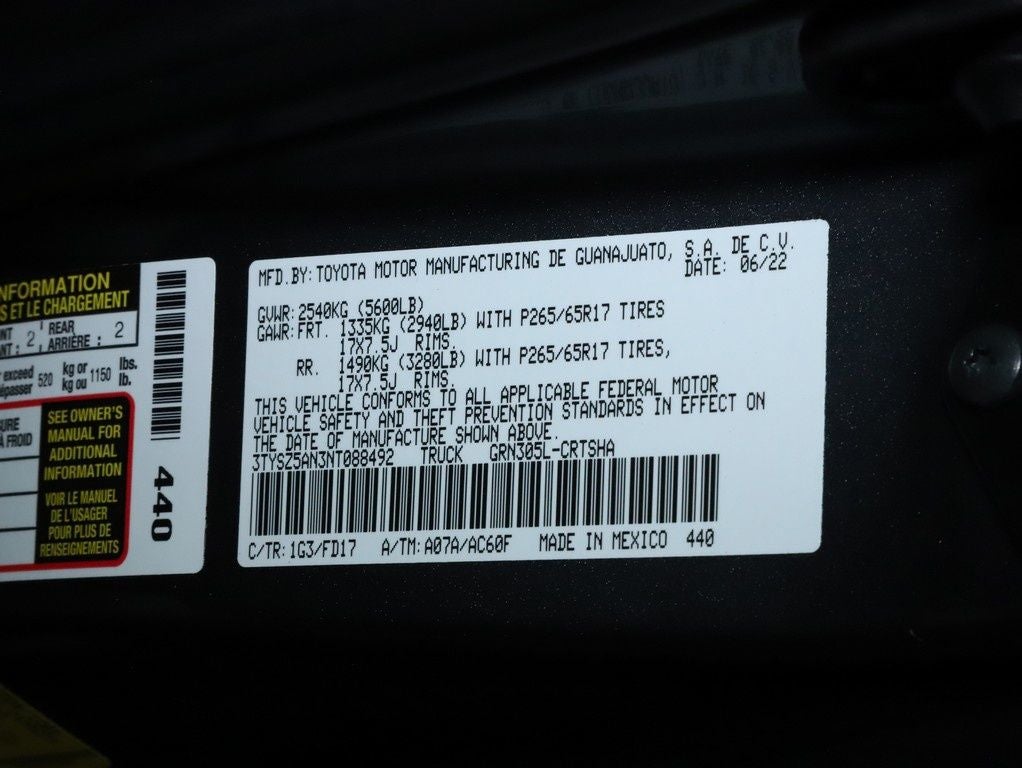 2022 Toyota Tacoma TRD Sport V6