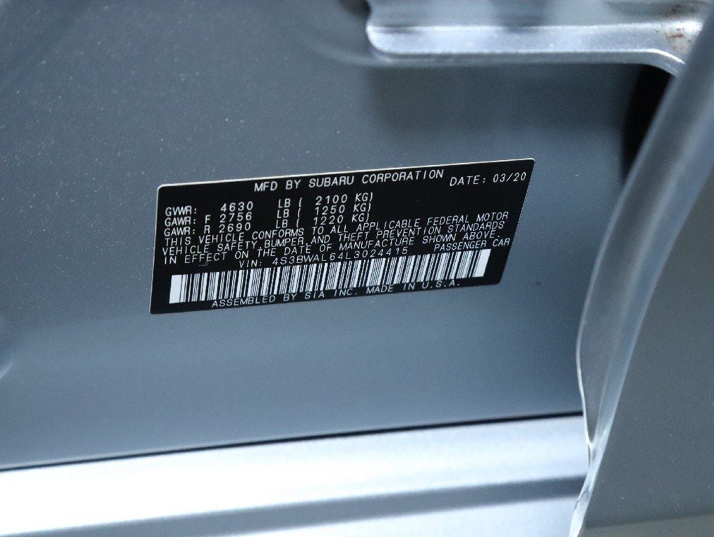 2020 Subaru Legacy Limited AWD