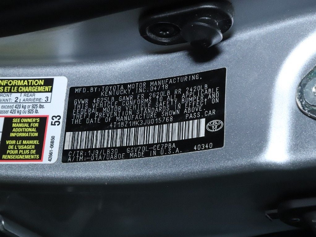 2018 Toyota Camry XSE V6