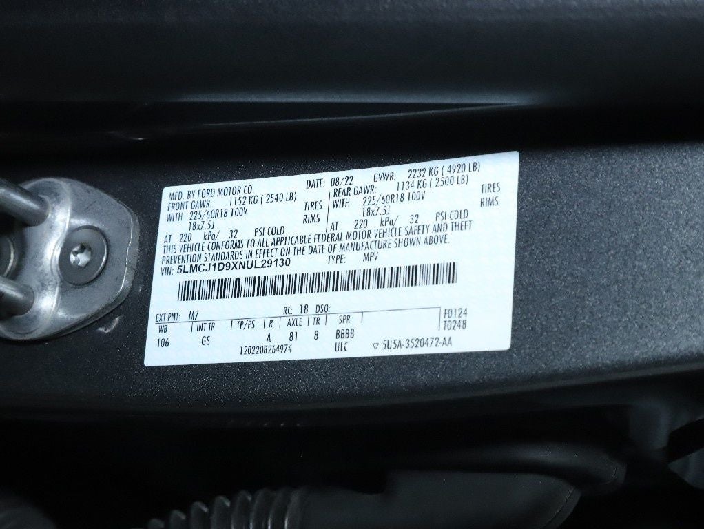 2022 Lincoln Corsair Standard AWD