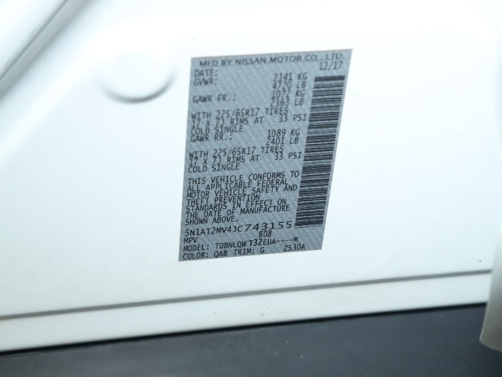 2018 Nissan Rogue SV Midnight Edition AWD