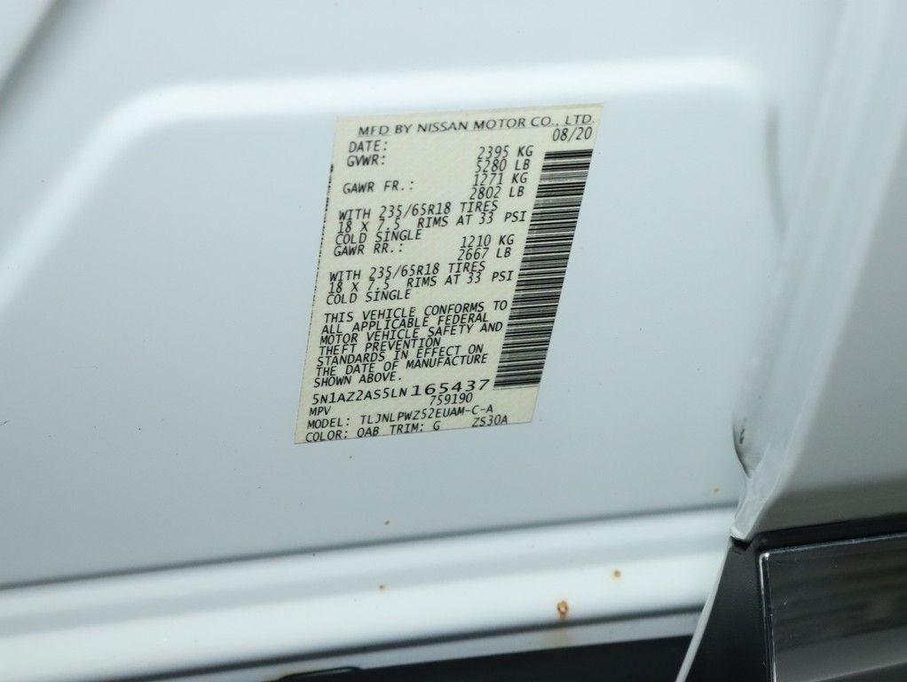 2020 Nissan Murano S Tech. Package AWD