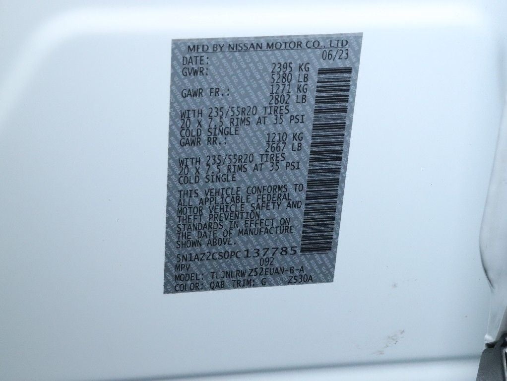 2023 Nissan Murano SL Moonroof Package AWD