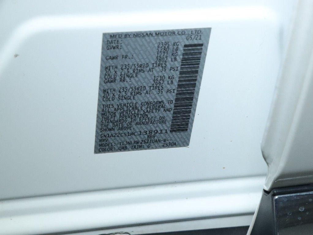 2021 Nissan Murano SL Moonroof Pkg. AWD