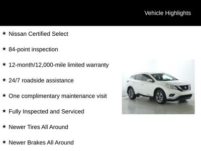 2017 Nissan Murano SL AWD