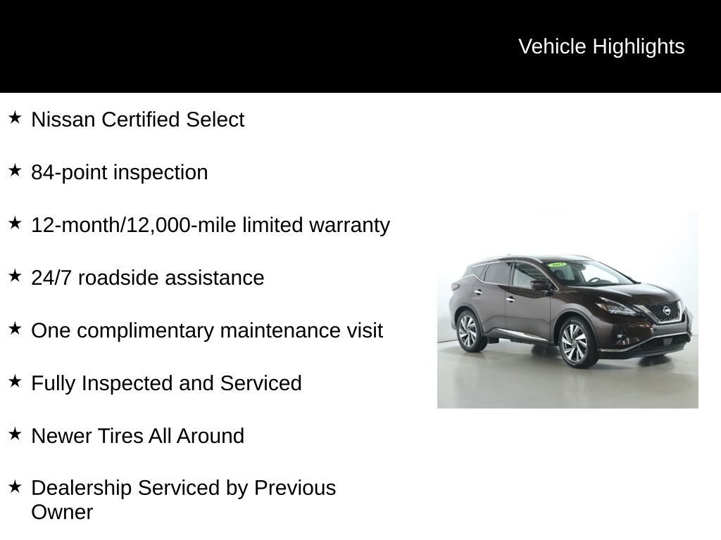 2019 Nissan Murano SL Technology AWD