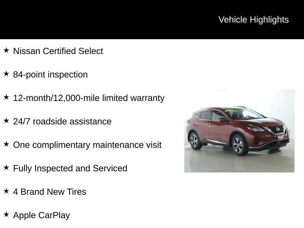 2019 Nissan Murano SV AWD