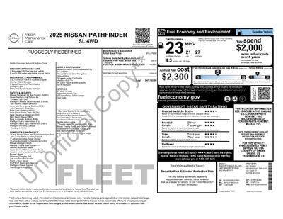 2025 Nissan Pathfinder SL AWD
