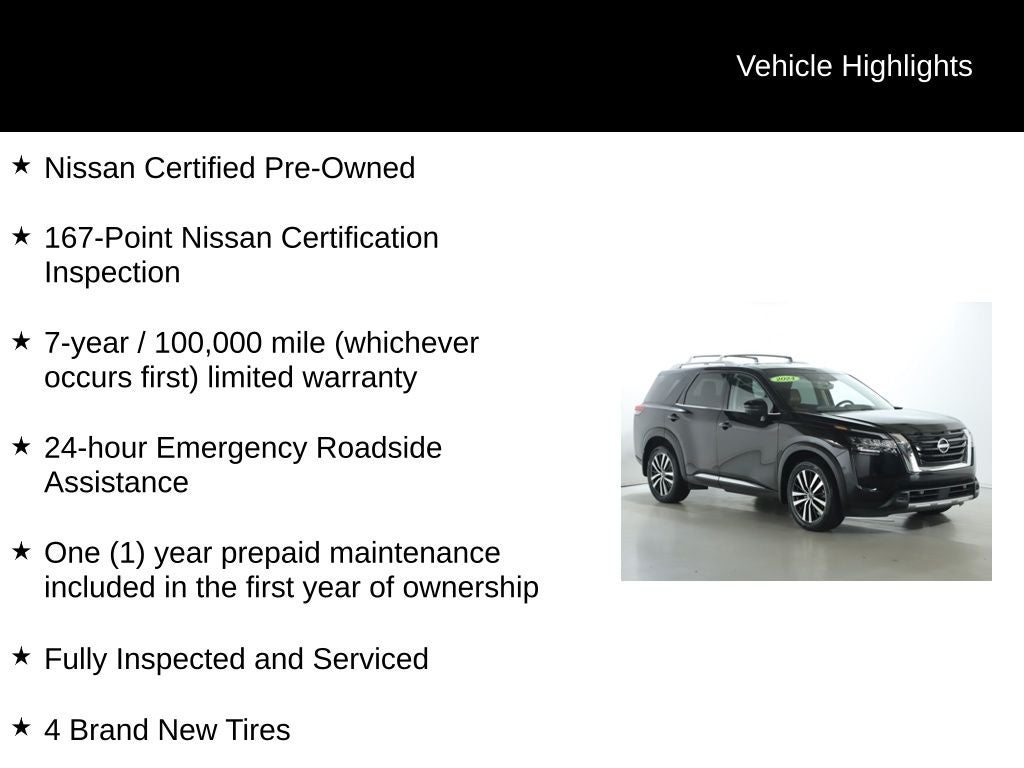 2024 Nissan Pathfinder Platinum AWD