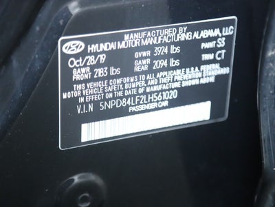 2020 Hyundai Elantra SEL