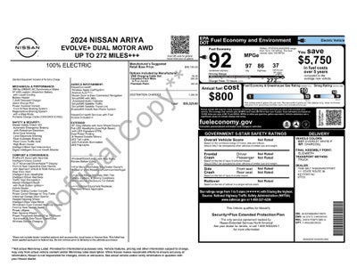 2024 Nissan Ariya EVOLVE+ e-4ORCE AWD
