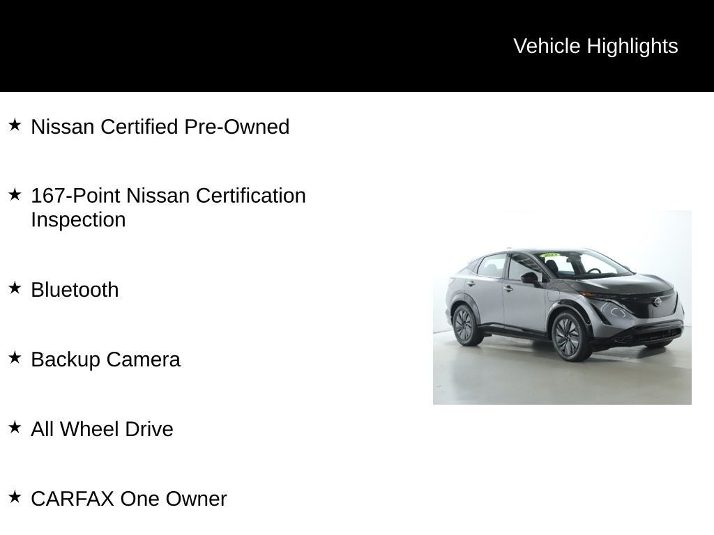 2023 Nissan Ariya ENGAGE+ e-4ORCE AWD