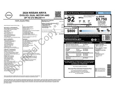 2024 Nissan Ariya EVOLVE+ e-4ORCE AWD
