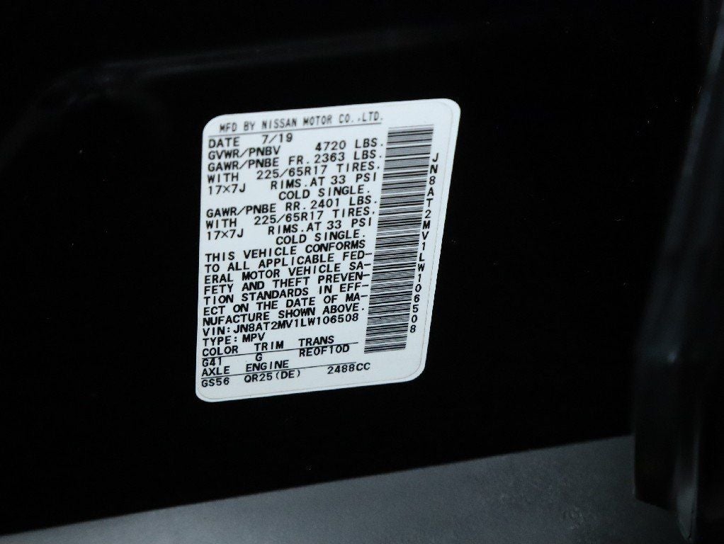 2020 Nissan Rogue SV AWD