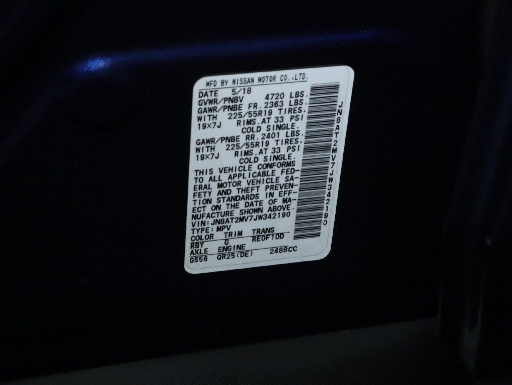 2018 Nissan Rogue SL Premium Platinum AWD