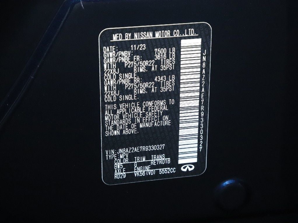 2024 INFINITI QX80 Premium Select 4WD