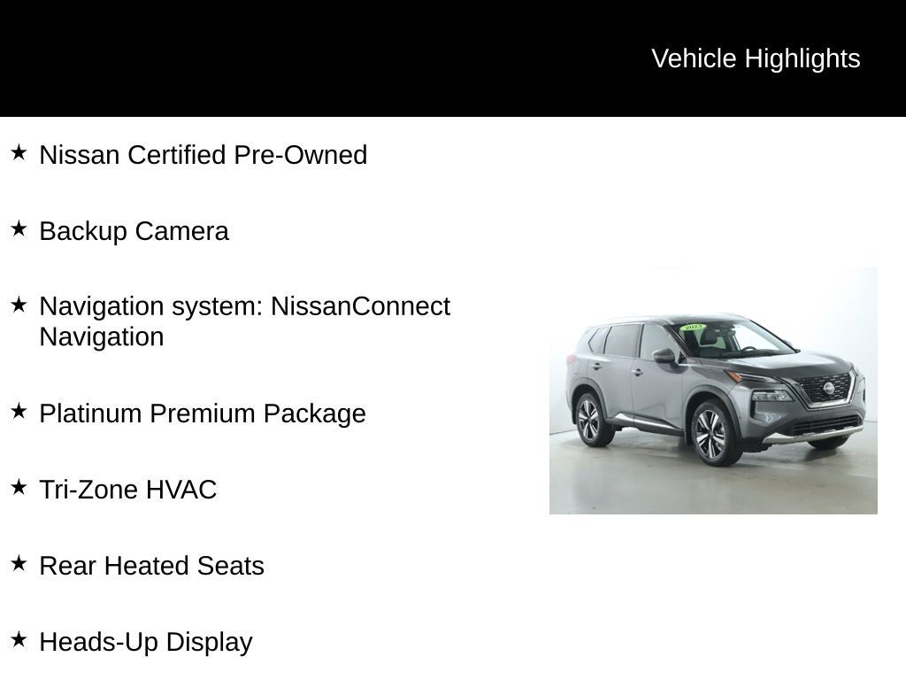 2023 Nissan Rogue Platinum Premium AWD