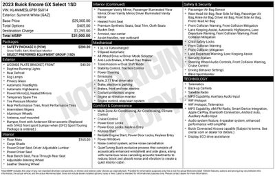 2023 Buick Encore GX Select AWD