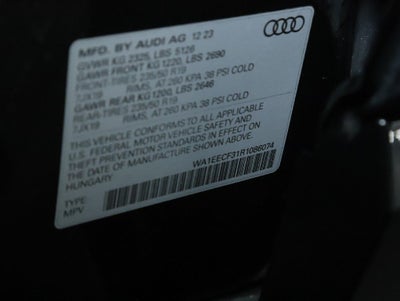 2024 Audi Q3 Premium Plus S Line quattro