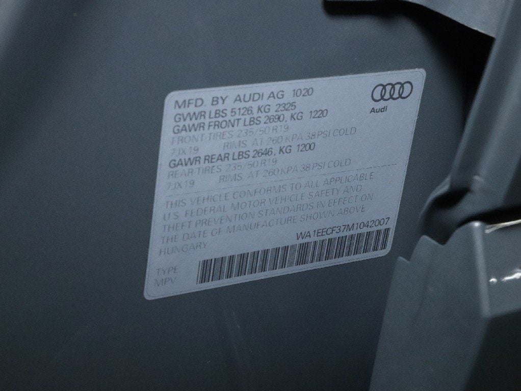 2021 Audi Q3 Premium Plus S Line quattro