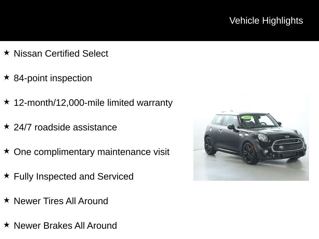 2018 MINI Cooper S Base