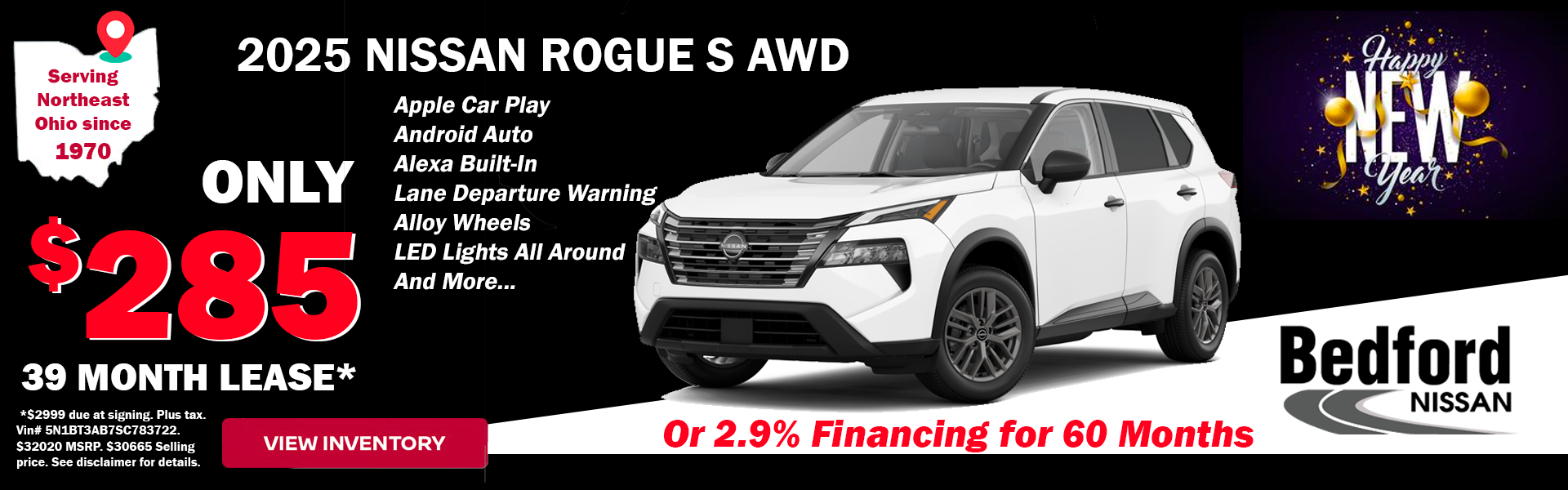 Rogue Zero Percent Financing