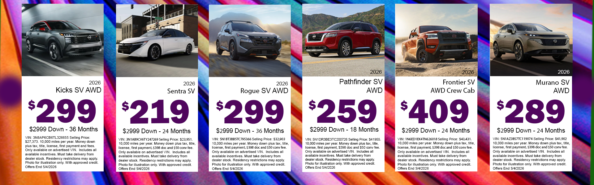 March Lease Specials