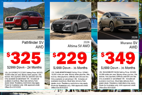 Lease Specials