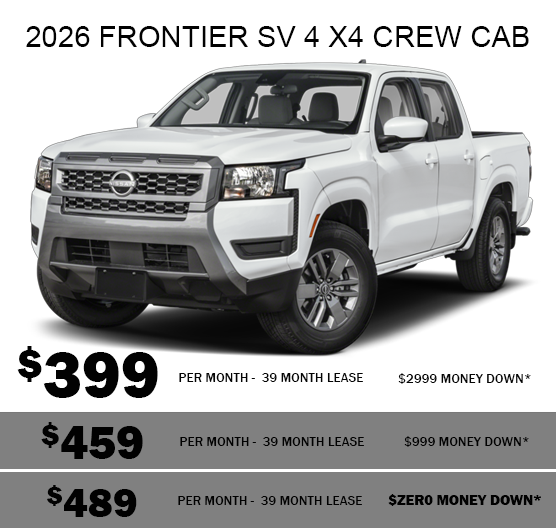 2026 Frontier SV 4X4 Crew Cab